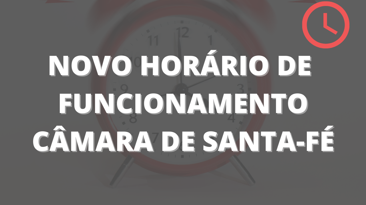 Portaria Novo Hor Rio Funcionamento C Mara C Mara Municipal Santa F