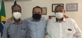 Vereadores Wendel Nery e Pedro José visitam deputado federal Adriano do Baldy