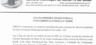 Concorrência pública 01/2025 – Edital de credenciamento